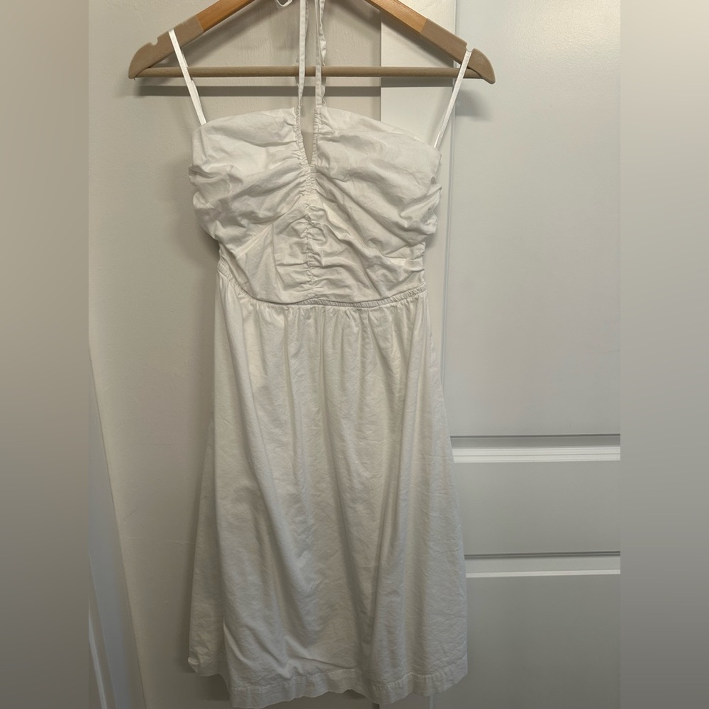 LOFT white dress
